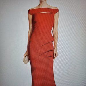 Chiara Boni Red La Petite Robe Melania Formal Dress